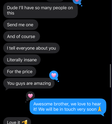 Editor testimonial — DM thread