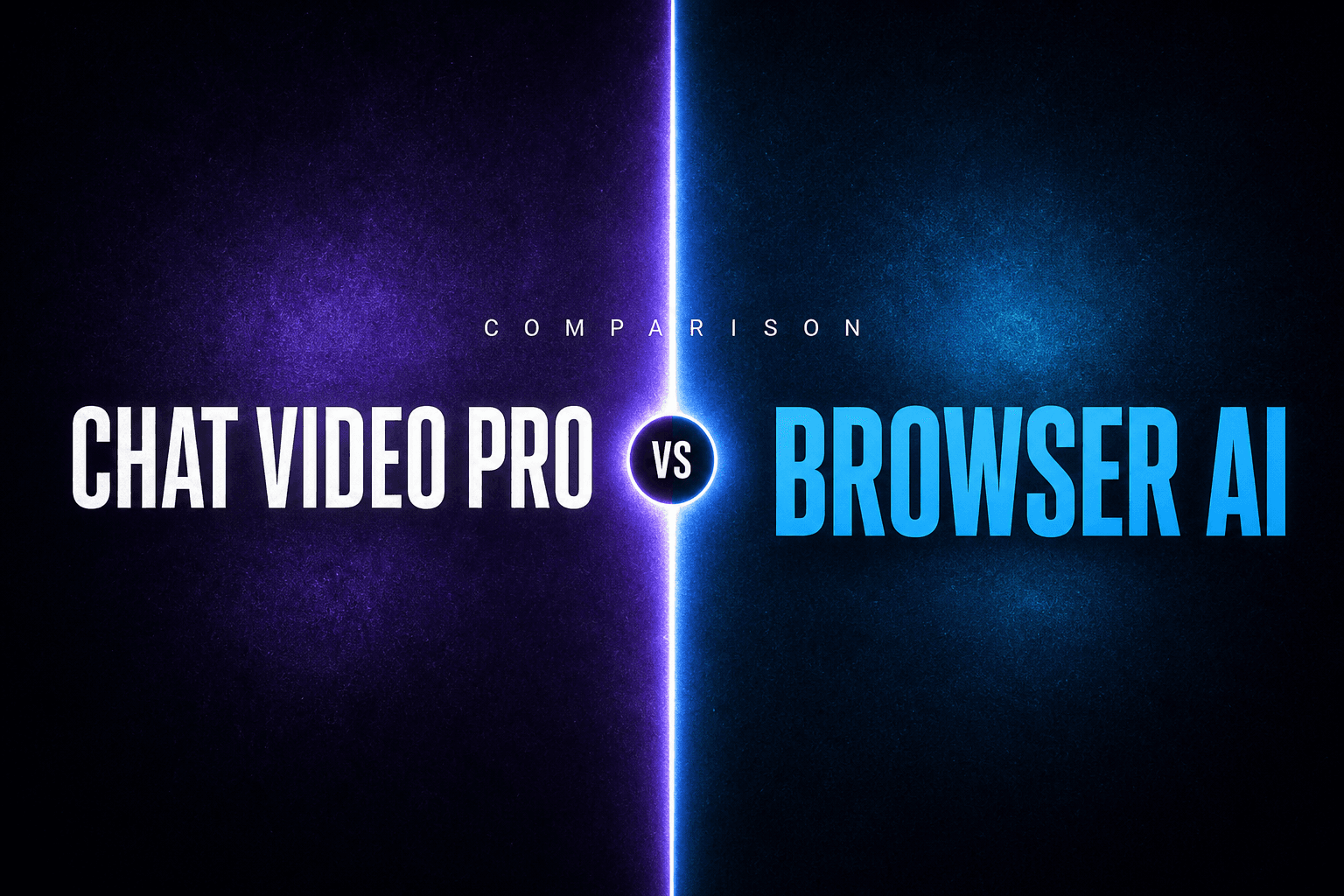 Browser AI tools vs Chat Video Pro — comparison hero